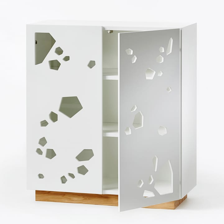 Sneak peek kast, wit, witgelakte poten/onderstel A2