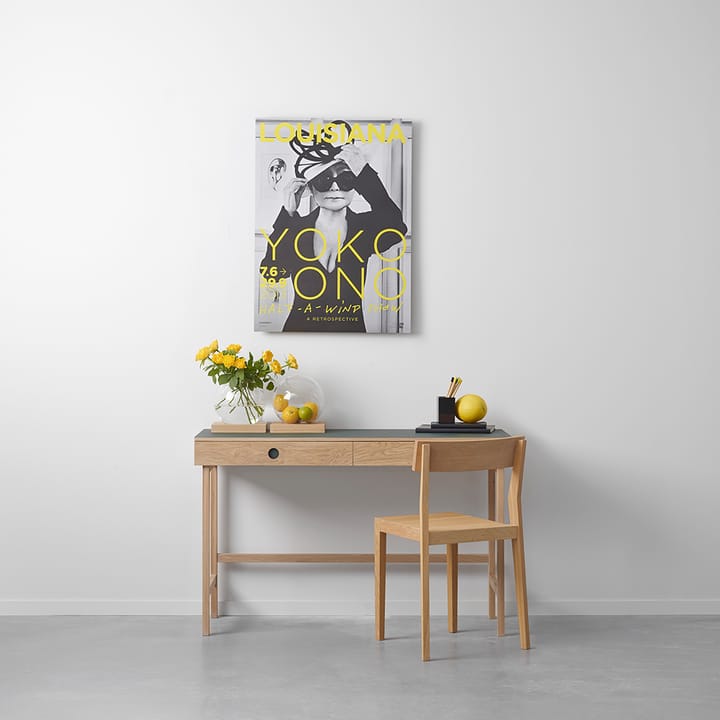 Space decoratie, witgeolied eikenhout, glas A2