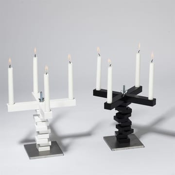 Spin kandelaar - zwart - A2