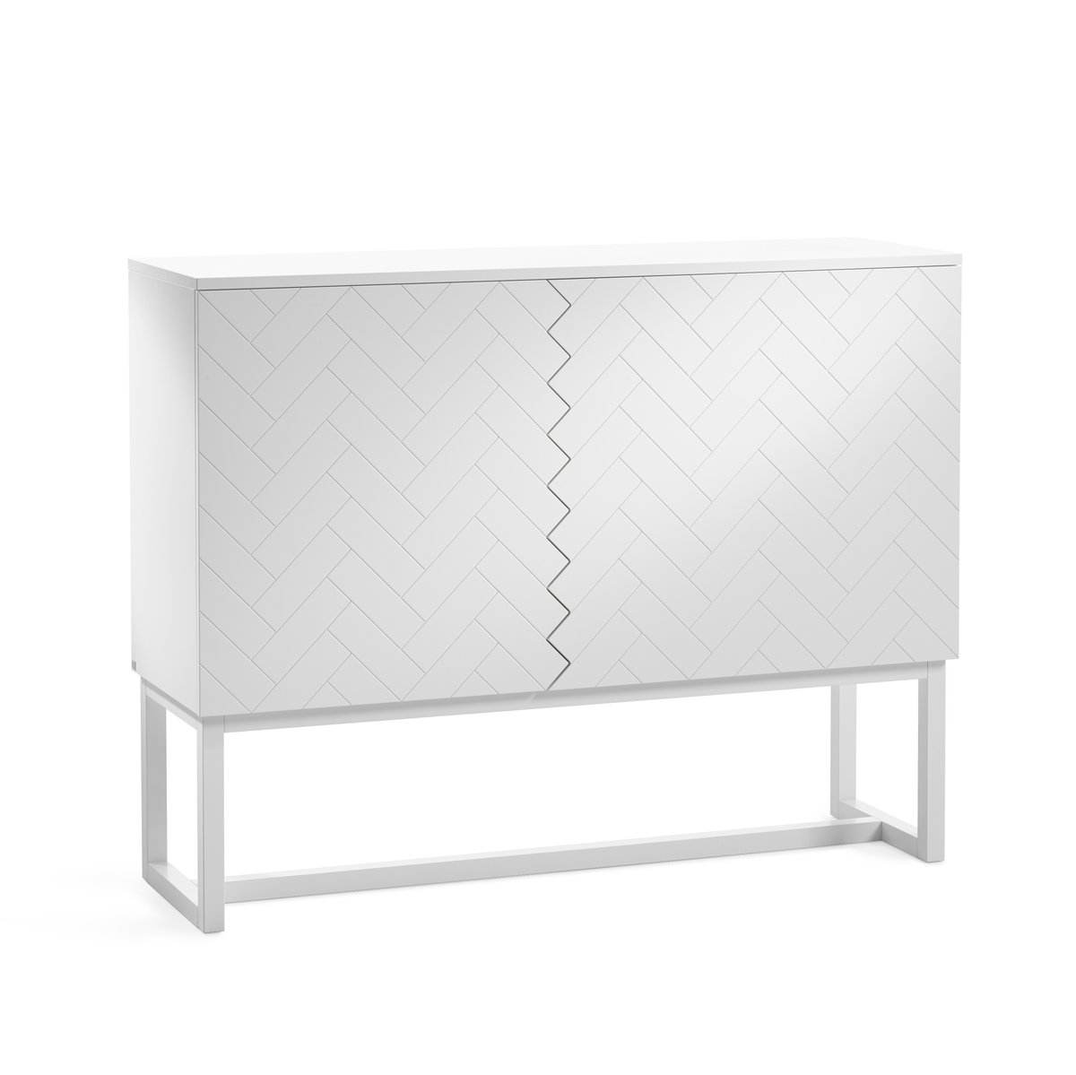 A2 Story kast wit-witte poten | Scandinavisch Interieur | Vitrinekasten | Wit