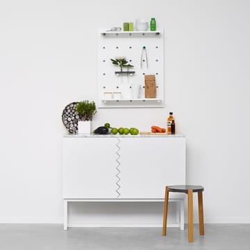 Story Sideboard - middernachtblauw, witgeolied eikenhouten onderstel - A2