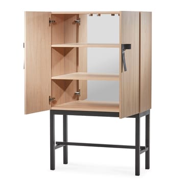 The Bow kast - Witgeolied eiken-zwart - A2