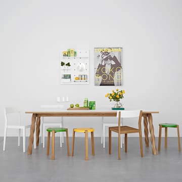 Twist eettafel - Eikenhout-wit - A2