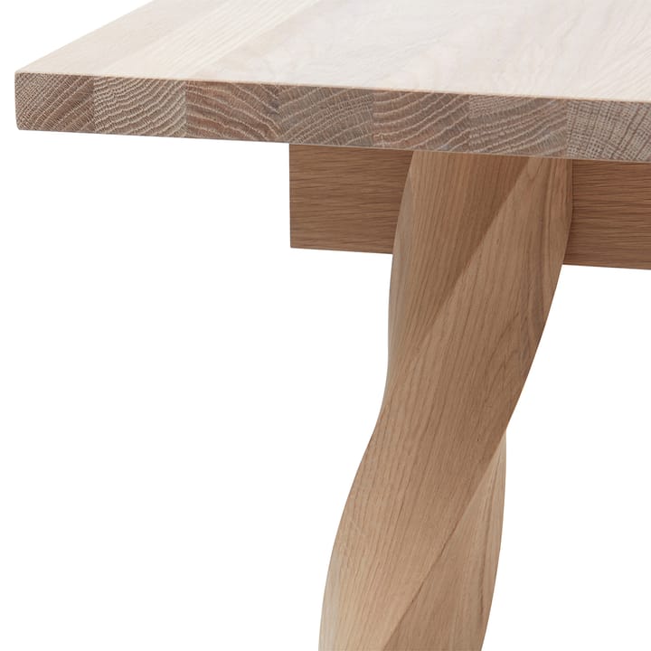 Twist eettafel, Witgeolied eikenhout A2