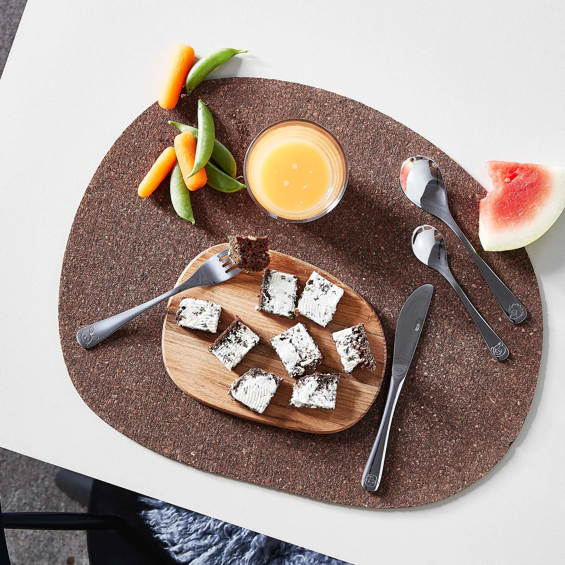 Aida kinderbestek 4-delig, Steel Aida