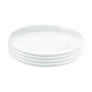 Atelier dinerbord Ø25 cm 4-pack - Superwit - Aida