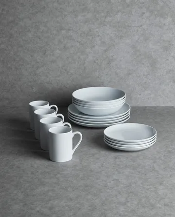 Atelier dinerbord Ø25 cm 4-pack - Superwit - Aida