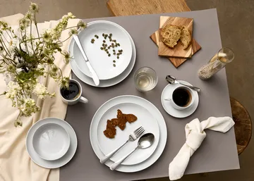 Atelier dinerbord Ø25 cm 4-pack - Superwit - Aida