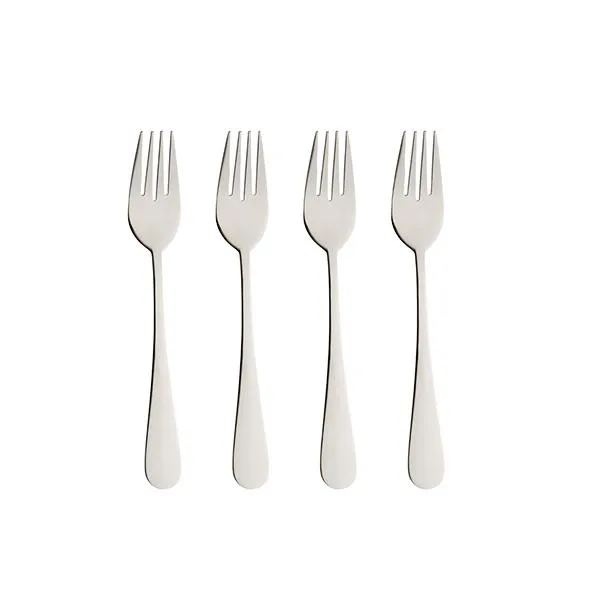 Atelier tafelvork 18,5 cm 4-pack - Roestvrij staal - Aida