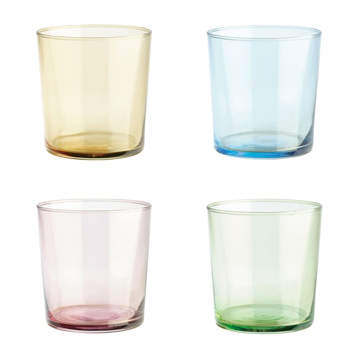 Café drinkglas multi - 4-pack - Aida