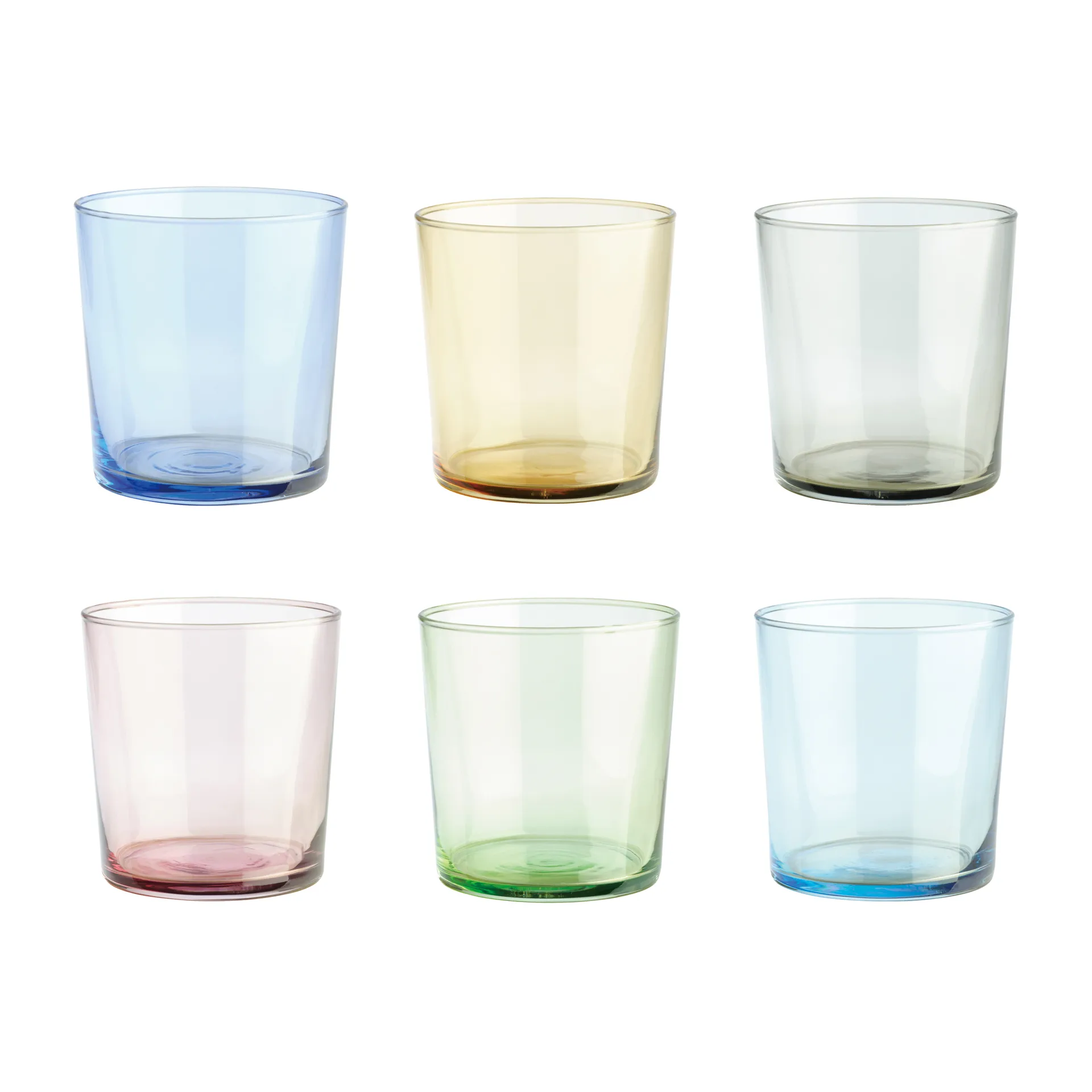 Café drinkglas multi, 6-pack Aida
