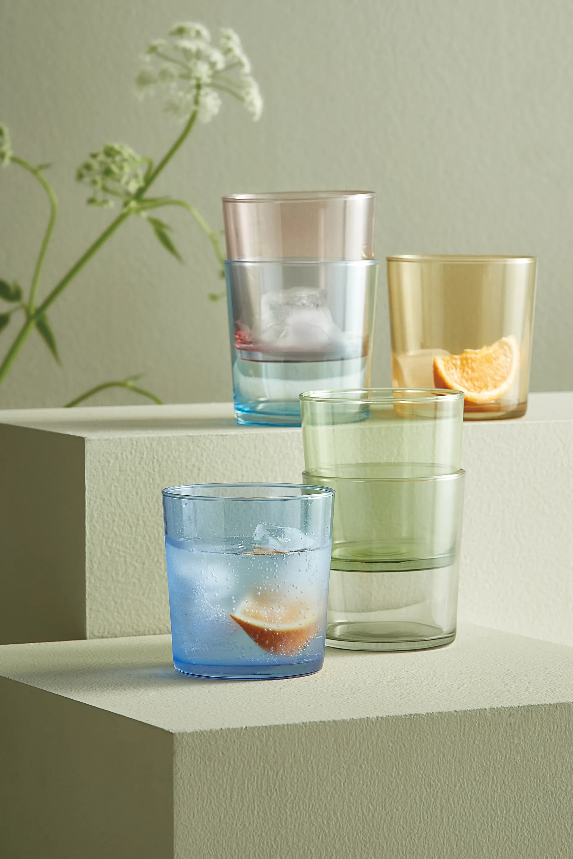 Café drinkglas multi, 6-pack Aida