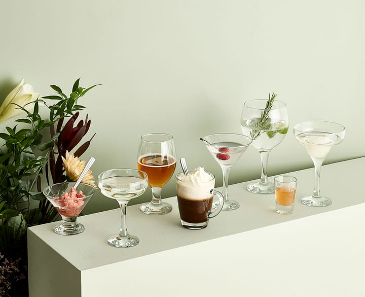 Café ginglas 64,5 cl, Transparant Aida