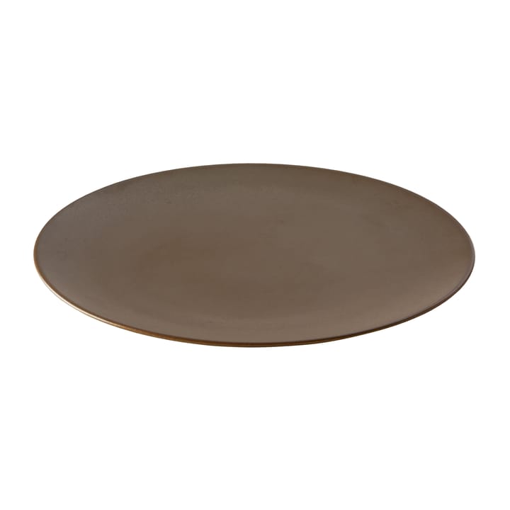 Ceramic Workshop bord Ø26 cm - Chestnut-matte brown - Aida