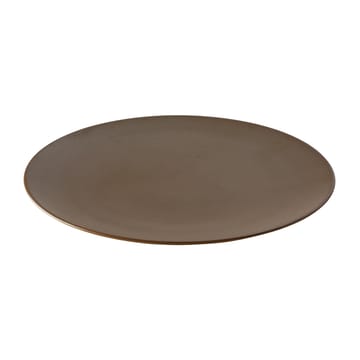 Ceramic Workshop bord Ø26 cm - Chestnut-matte brown - Aida