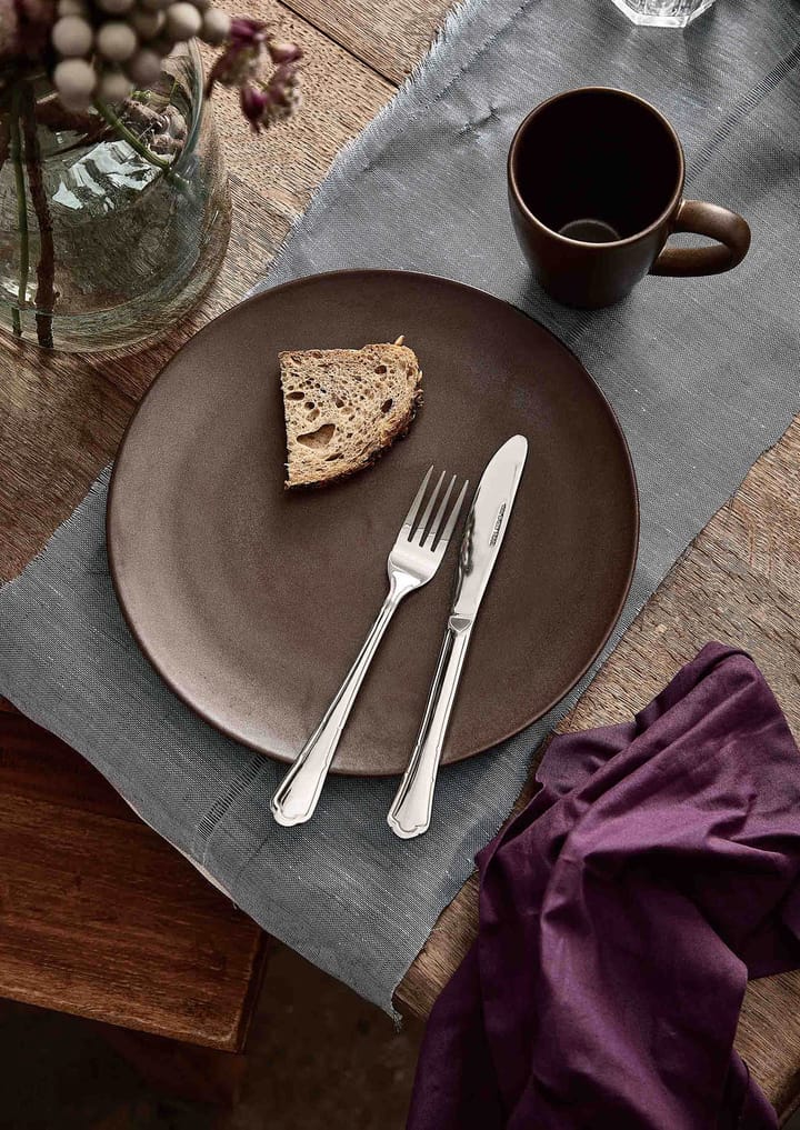 Ceramic Workshop bord Ø26 cm, Chestnut-matte brown Aida