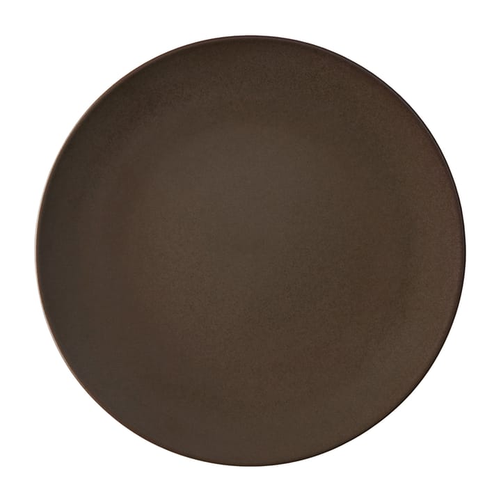 Ceramic Workshop bordje Ø19,5 cm - Chestnut-matte brown - Aida