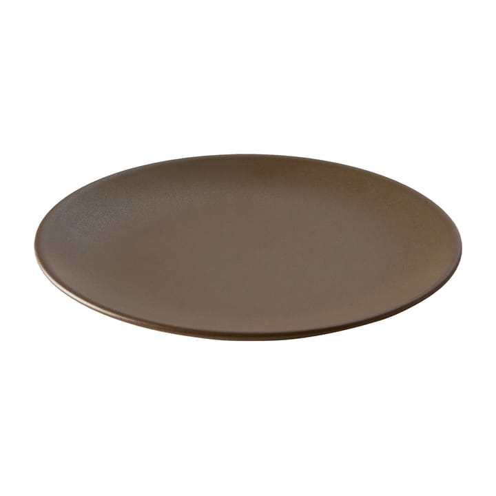 Ceramic Workshop bordje Ø19,5 cm, Chestnut-matte brown Aida