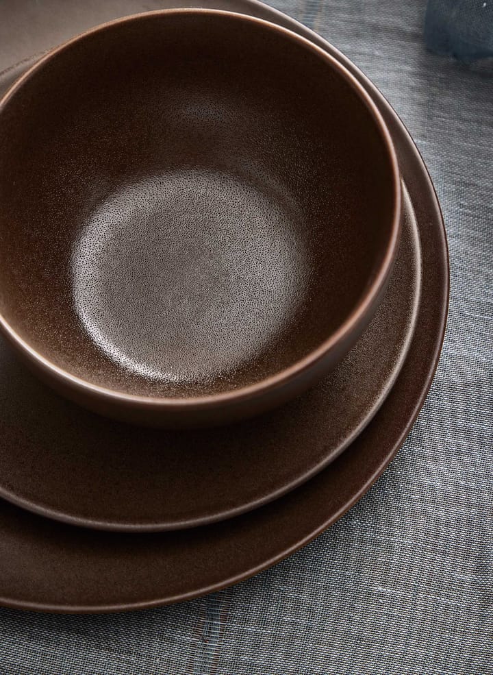 Ceramic Workshop kom Ø15 cm, Chestnut-matte brown Aida