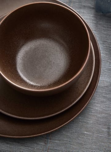 Ceramic Workshop kom Ø15 cm - Chestnut-matte brown - Aida