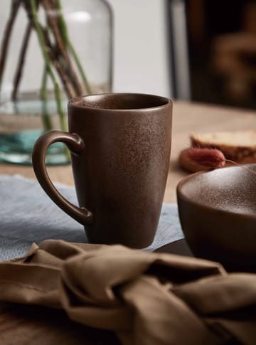Ceramic Workshop kop 35 cl - Chestnut-matte brown - Aida
