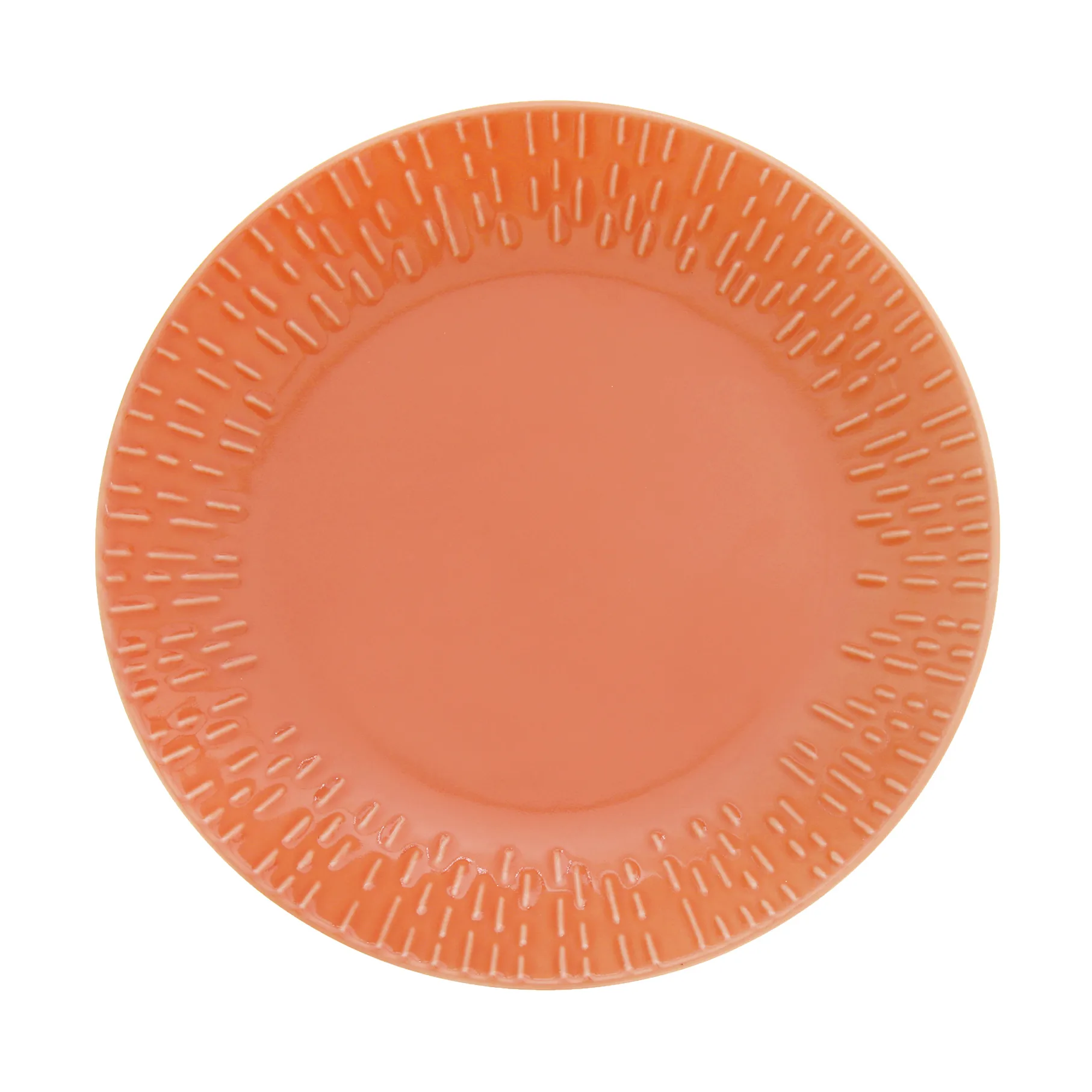 Confetti bord, Apricot, Ø21 cm Aida