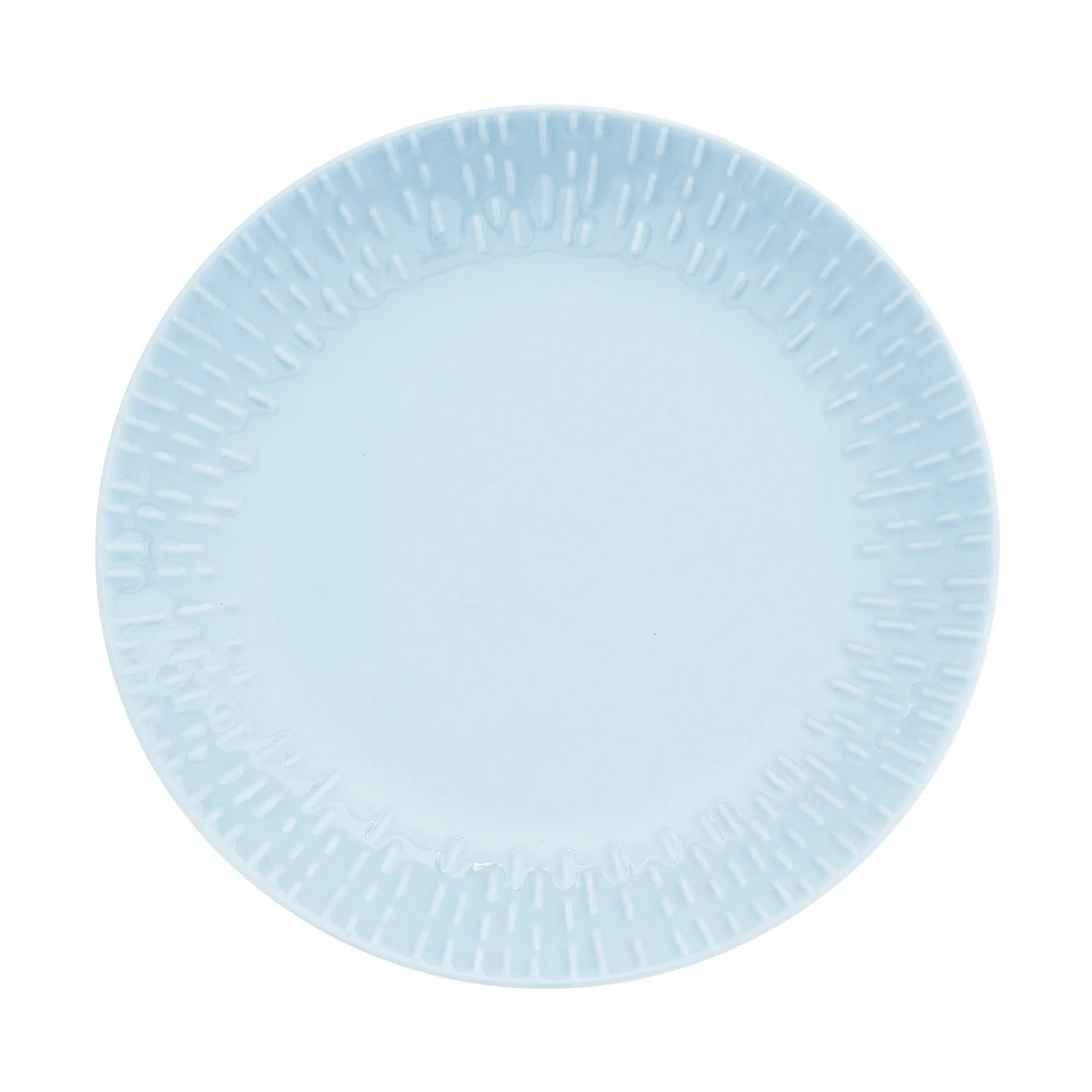 Confetti bord, Aqua, Ø21 cm Aida