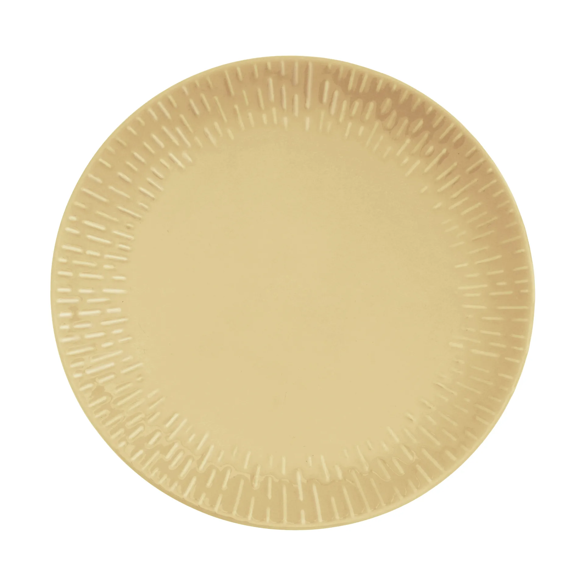 Confetti bord, Mustard, Ø27,5 cm Aida
