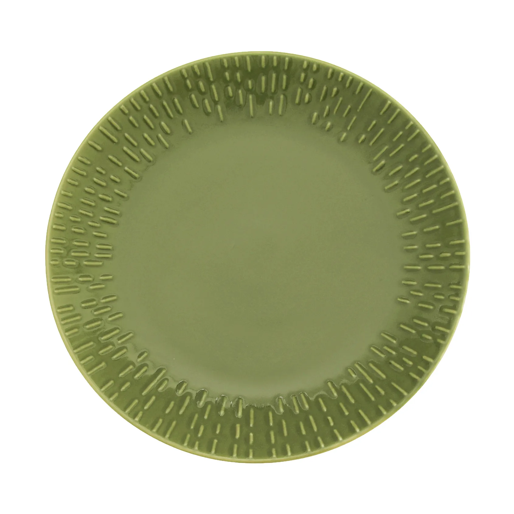 Confetti bord, Olive, Ø21 cm Aida
