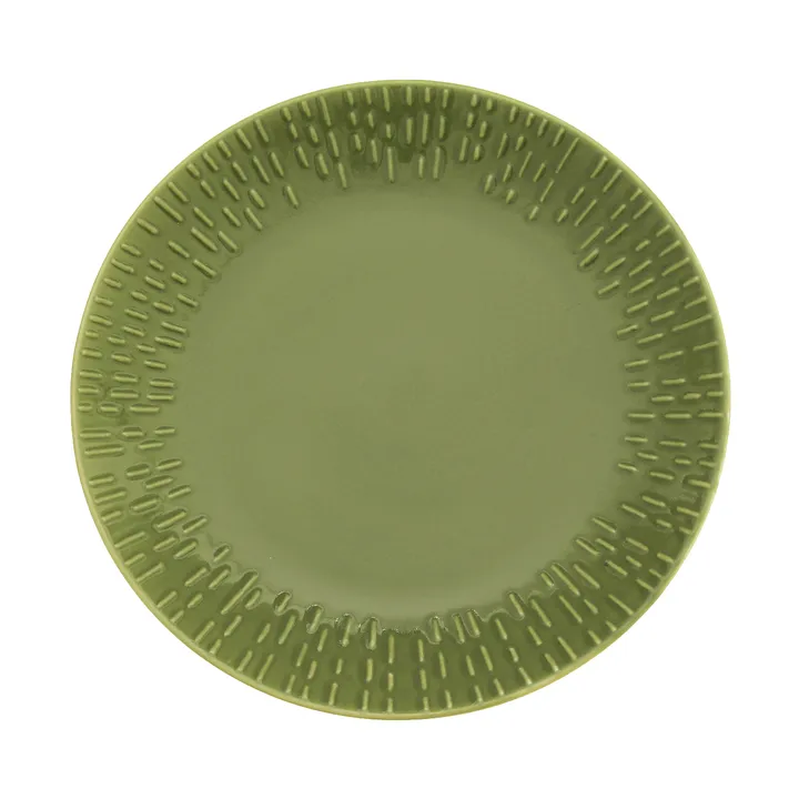Confetti bord - Olive, Ø21 cm - Aida