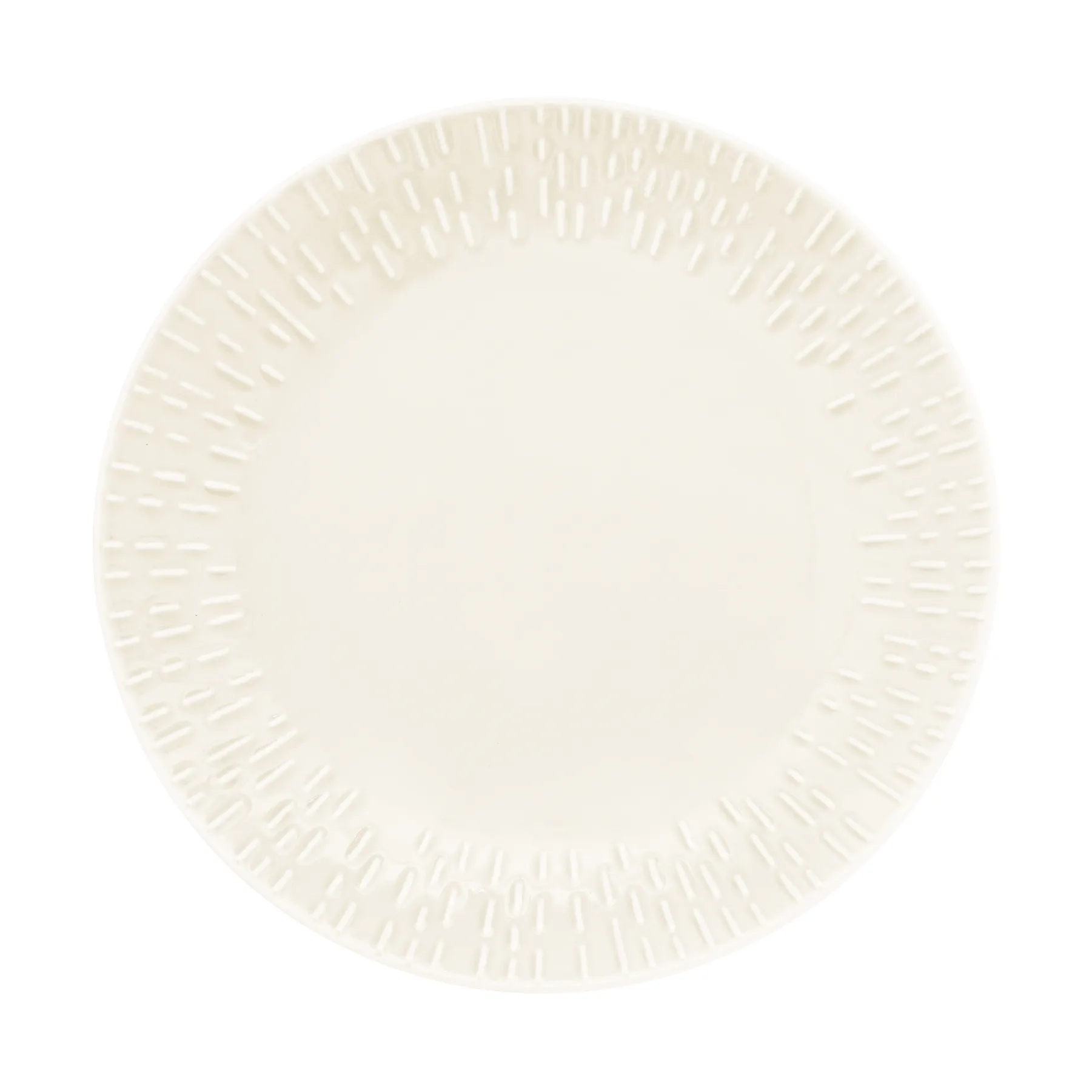 Confetti bord, Vanilla, Ø21 cm Aida