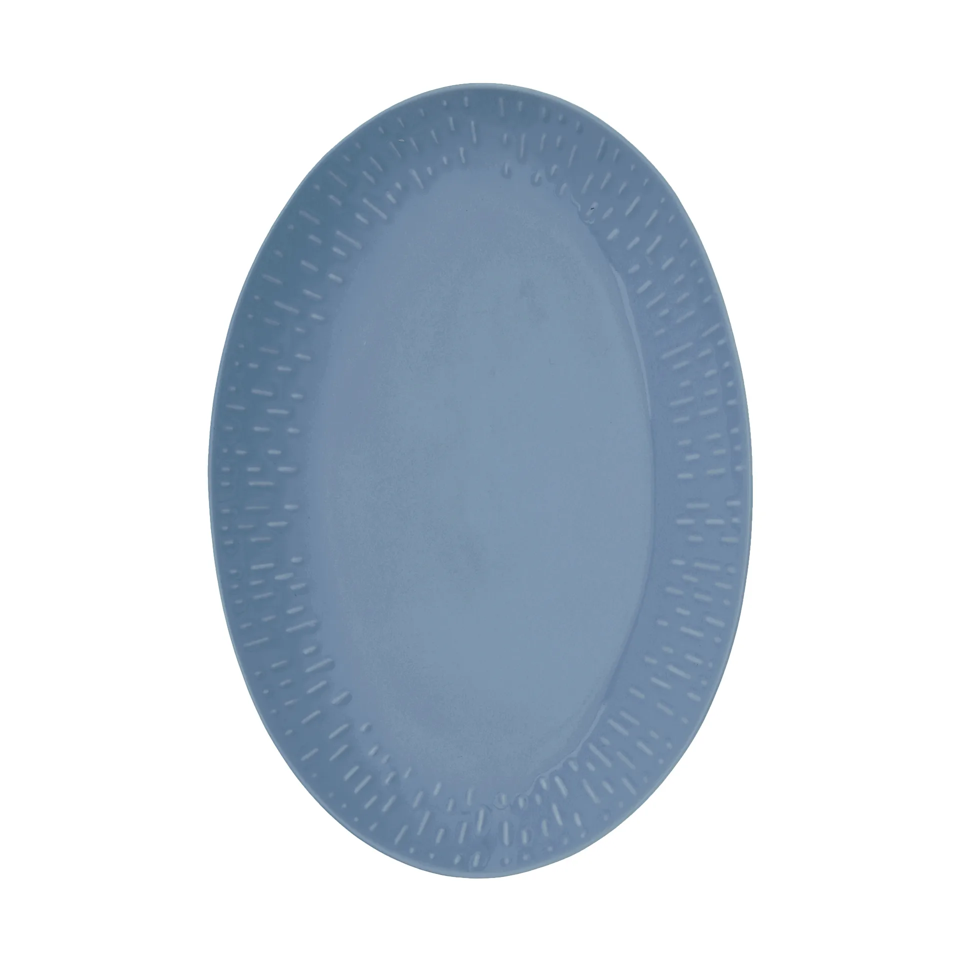 Confetti ovaal bord, Blueberry, 25,5x36 cm Aida
