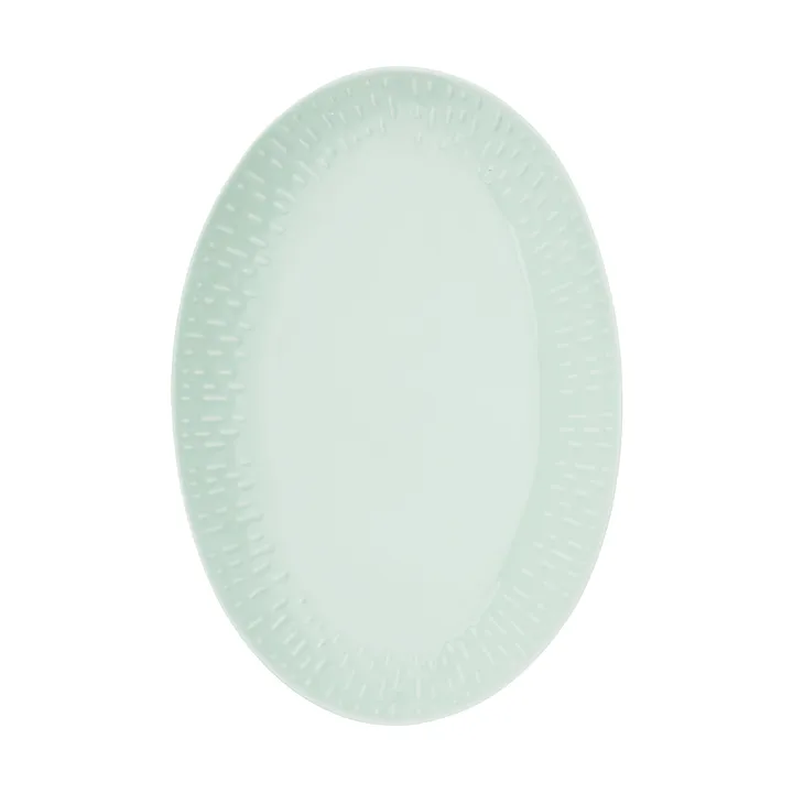 Confetti ovaal bord - Pistachio, 25,5x36 cm - Aida