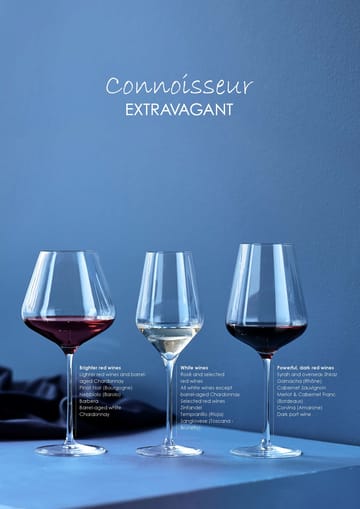 Connoisseur Extravagant wittewijnglas 40,5 cl 4-pack - Clear - Aida
