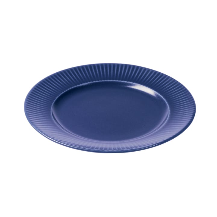 Groovy bord Ø 21 cm - Blauw - Aida