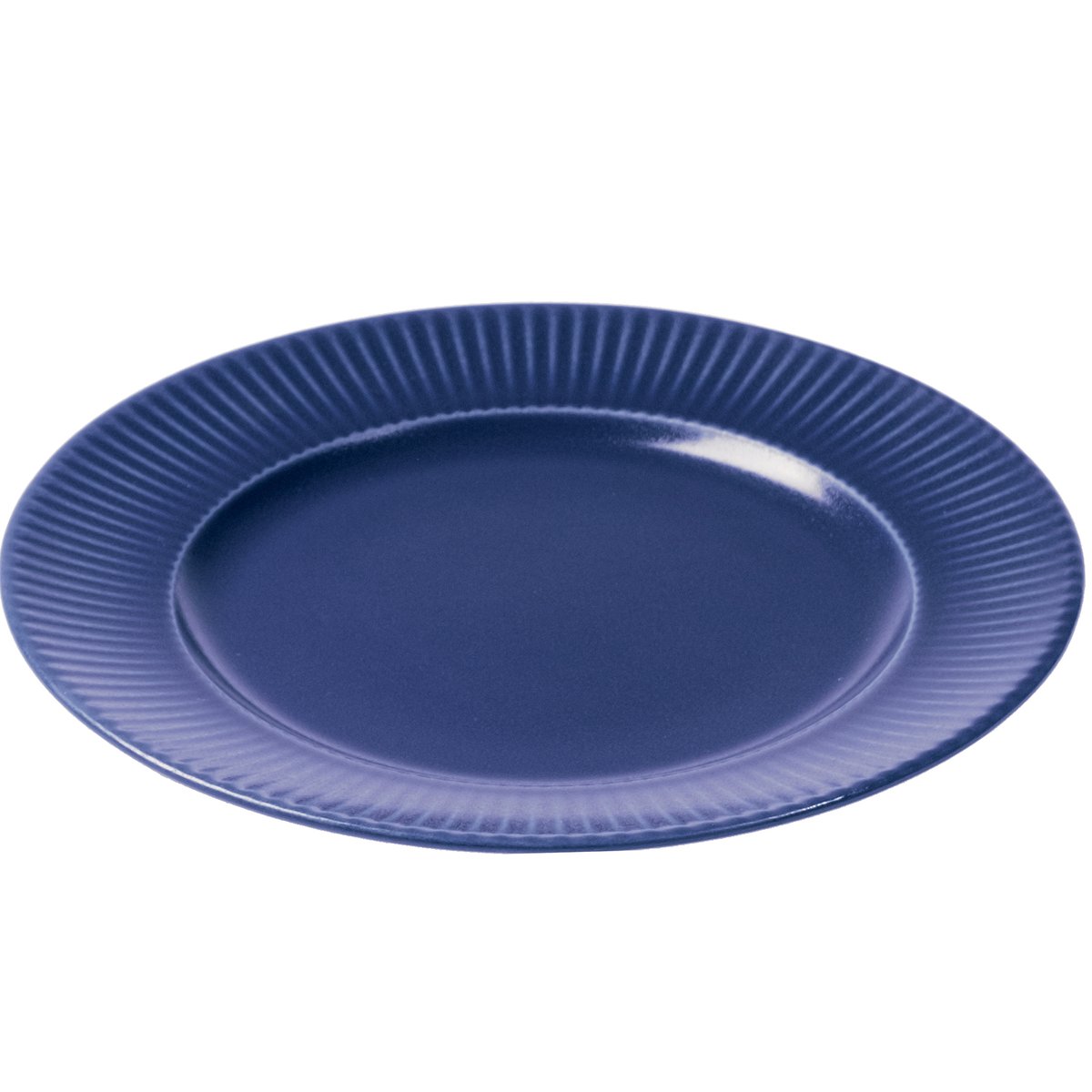 Aida Groovy bord Ø 27 cm Blauw