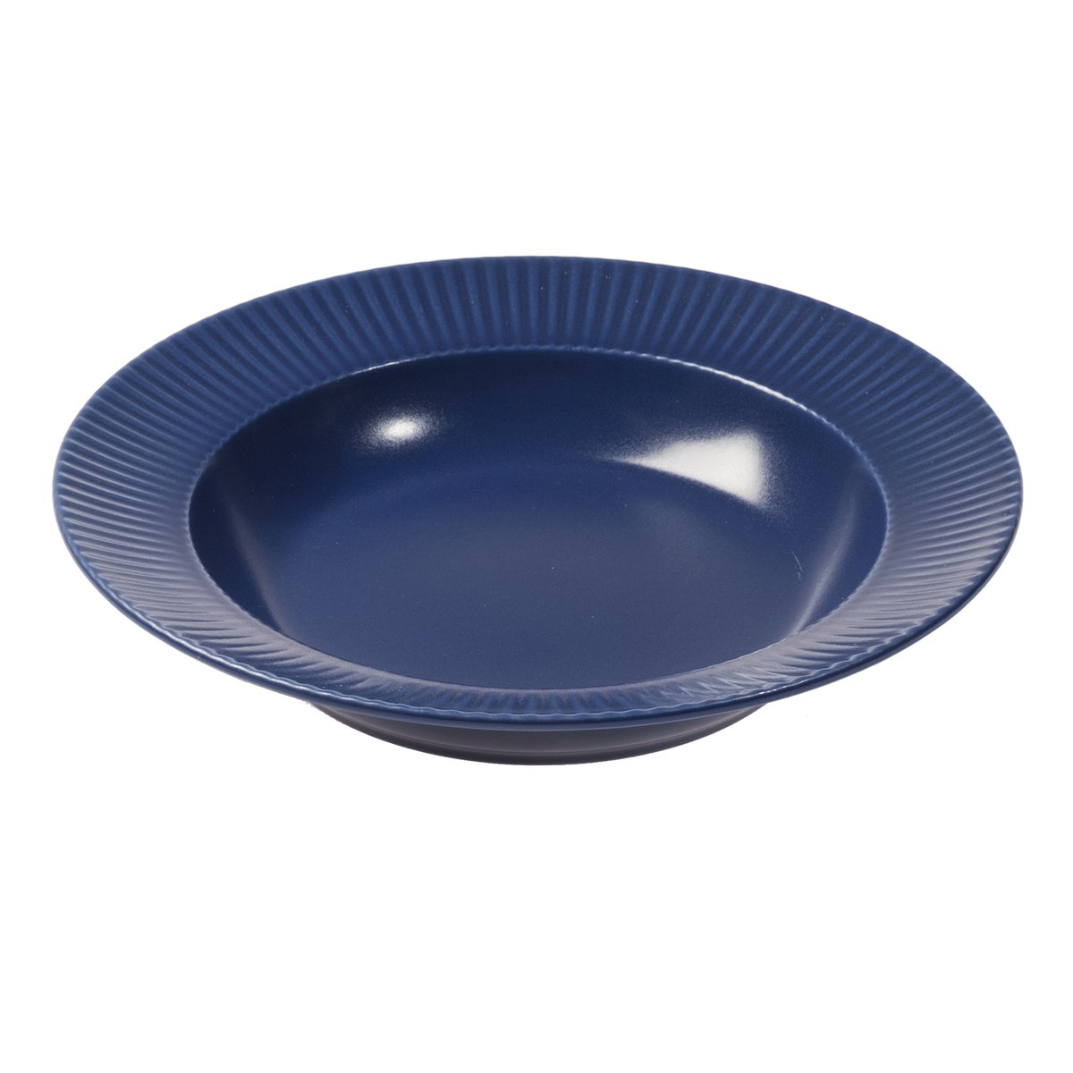 Aida Groovy diep bord Ø 23 cm Blauw