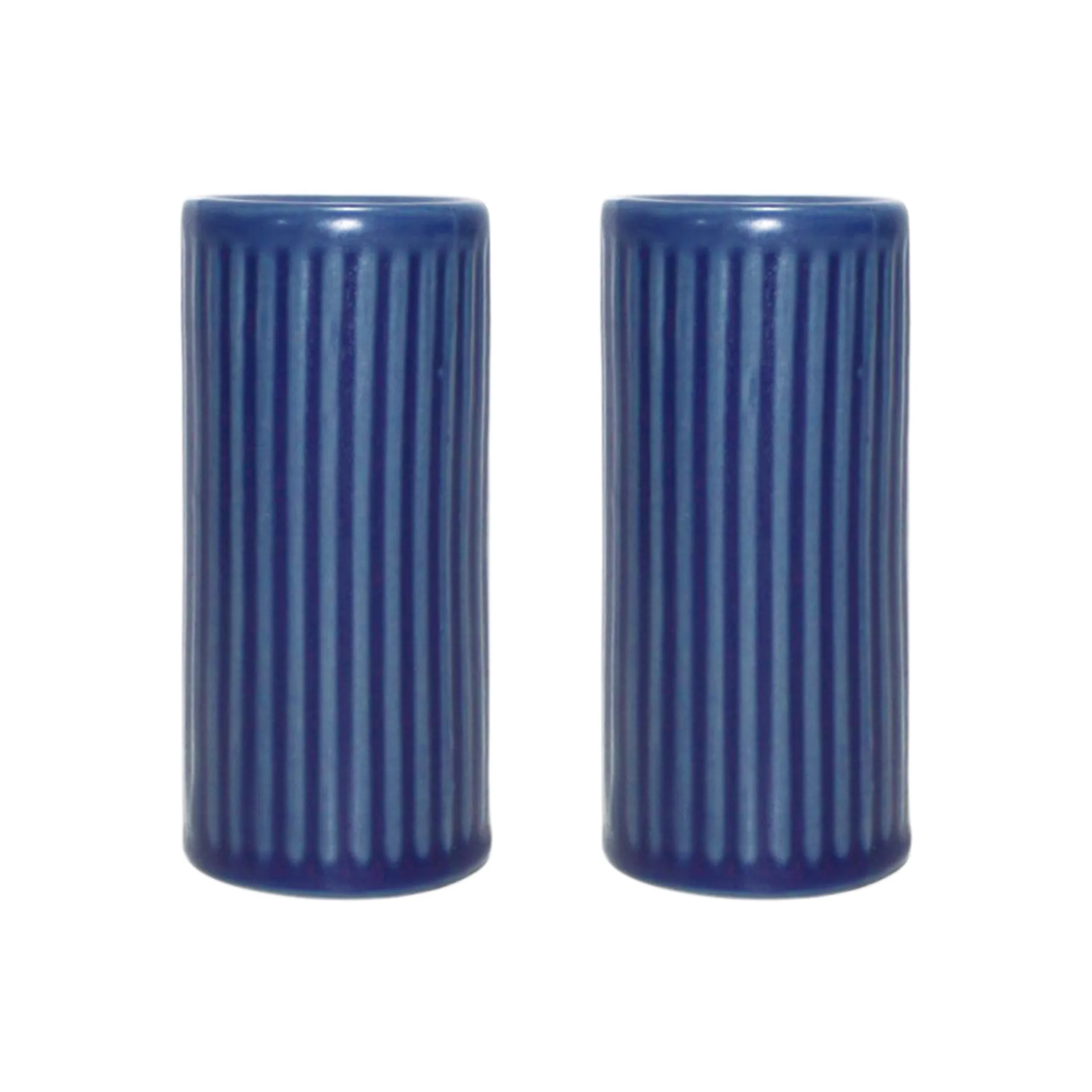 Groovy zout- en pepervaatje, Blue stoneware Aida
