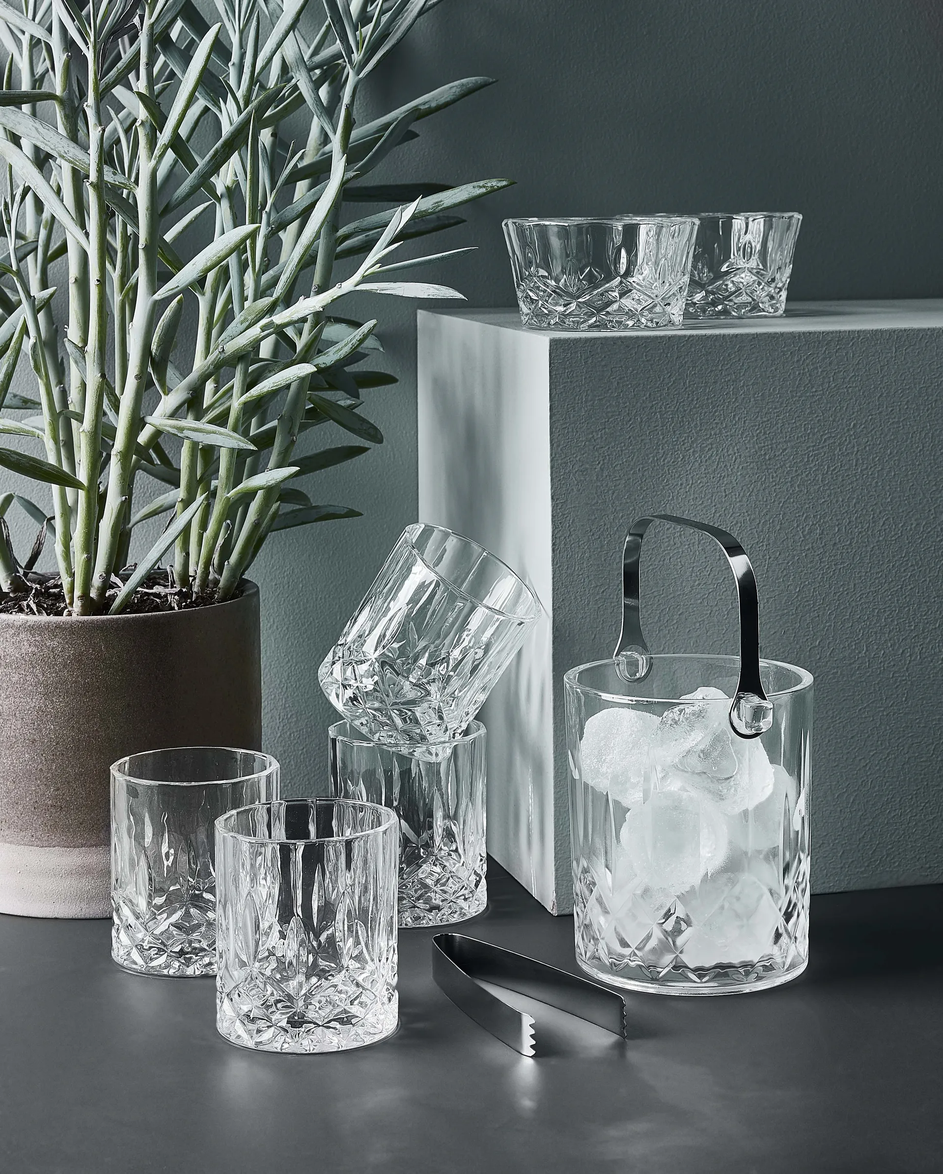 Harvey schaal Ø11,5 cm 4-pack, Helder Aida