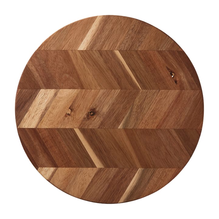 Herringbone snijplank Ø28 cm - Acacia - Aida