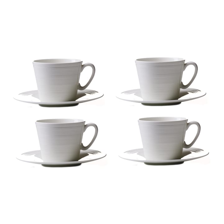 Passion koffiekop en schotel 4-pack, 30 cl. Aida