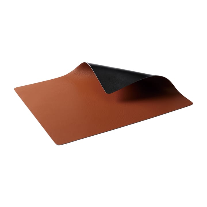 Quadro placemat dubbelzijdig 35x39 cm - Black-brown - Aida