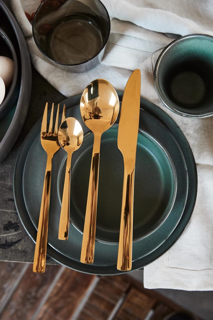 Raw bestekset 24-delig, Goud Aida