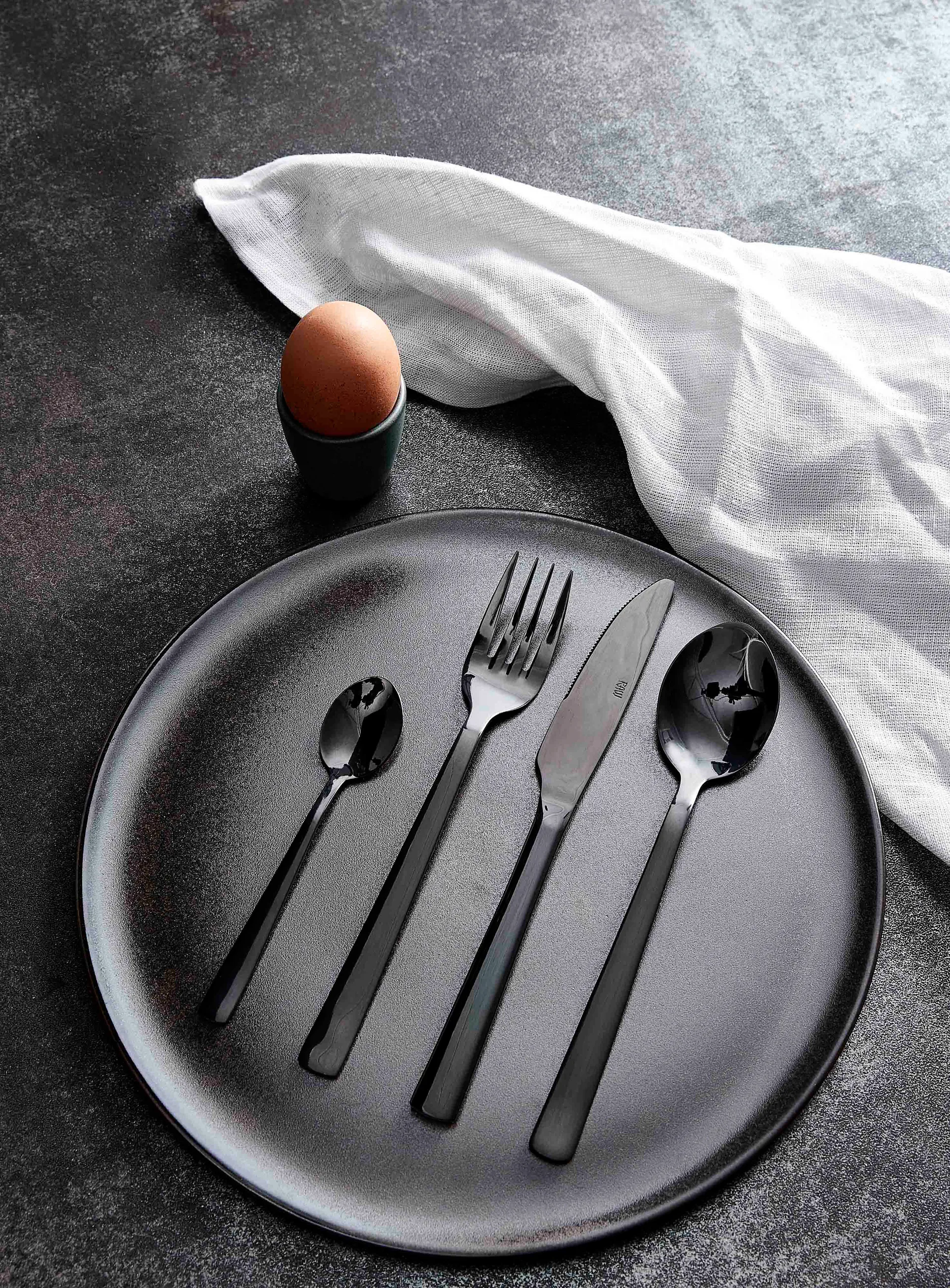 Raw bestekset 60-delig, Black Aida