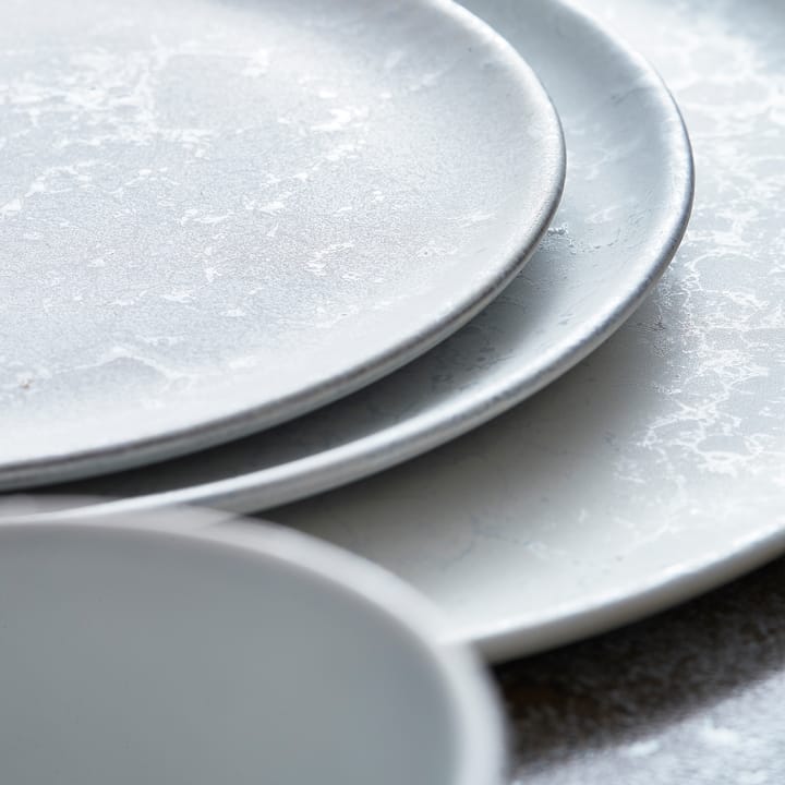 Raw bord Ø20 cm., Arctic white Aida
