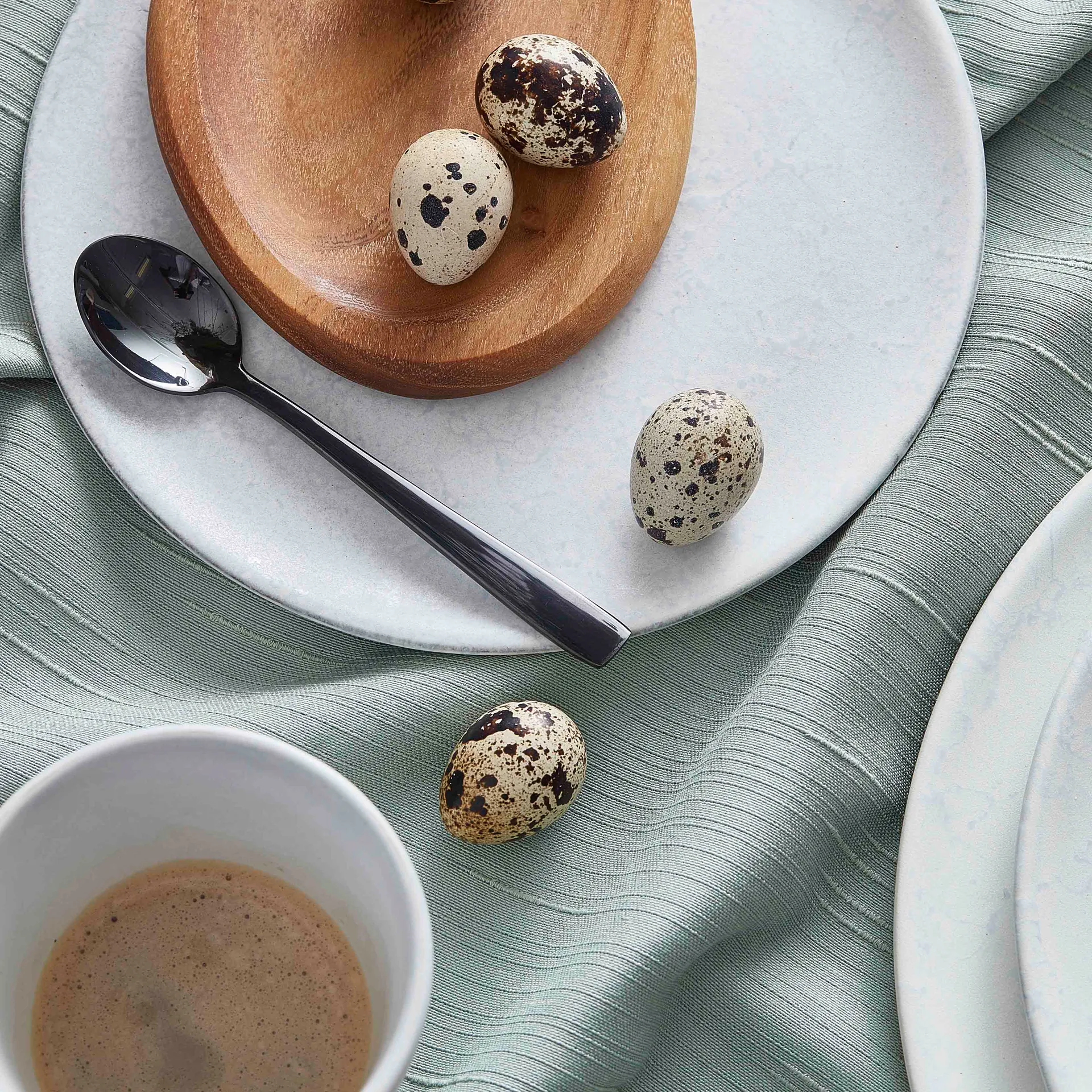 Raw bord Ø20 cm., Arctic white Aida