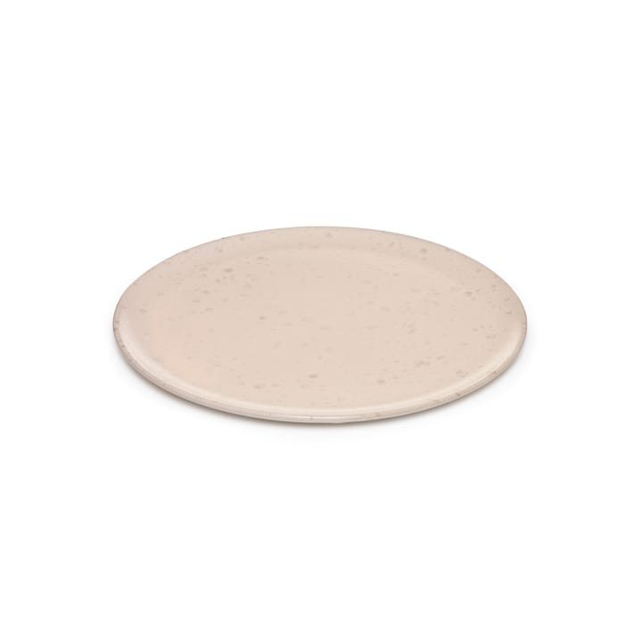 Raw bord 23 cm - nude met stippen - Aida