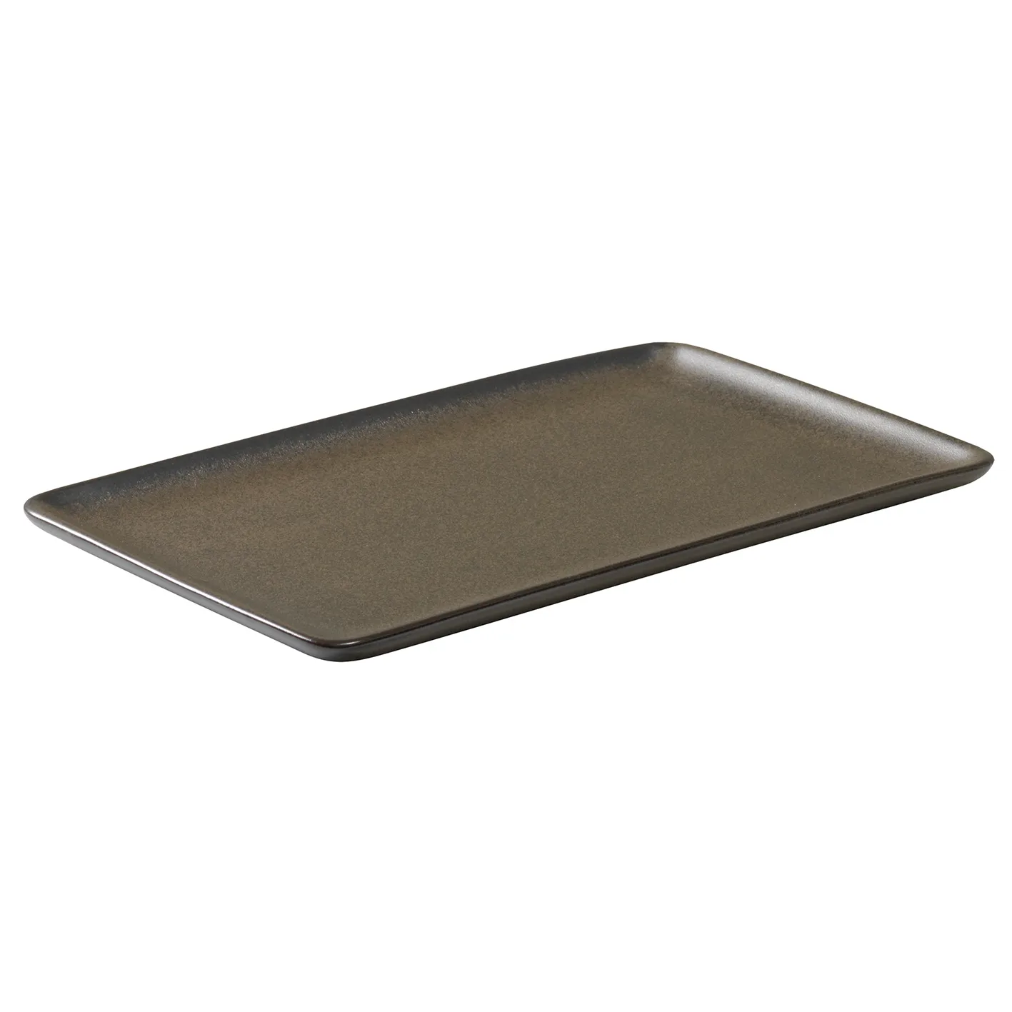 Raw bord 23,5 x 15 cm., Metallic brown Aida