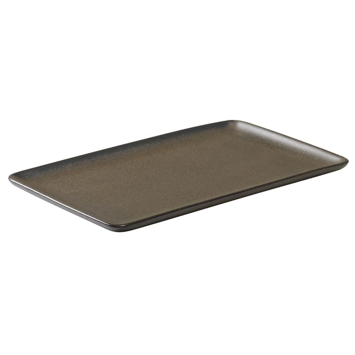 Raw bord 23,5 x 15 cm. - Metallic brown - Aida