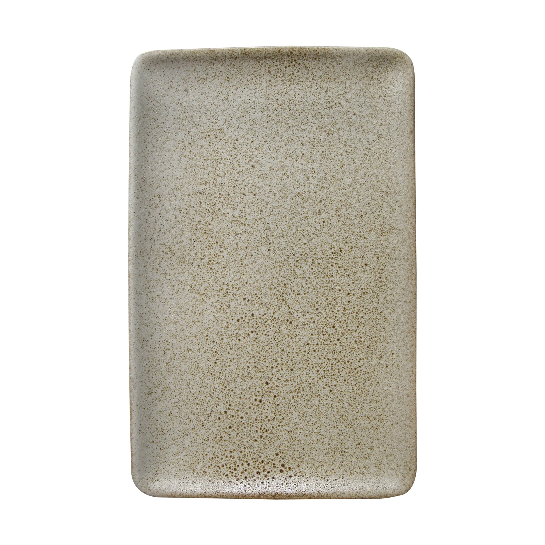 Raw bord 23,5 x 15 cm., Sandy beige Aida